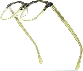 HEPIDEM Acetate Square Glasses for Men Women Retro Vintage Prescription Eyeglass - Compare price