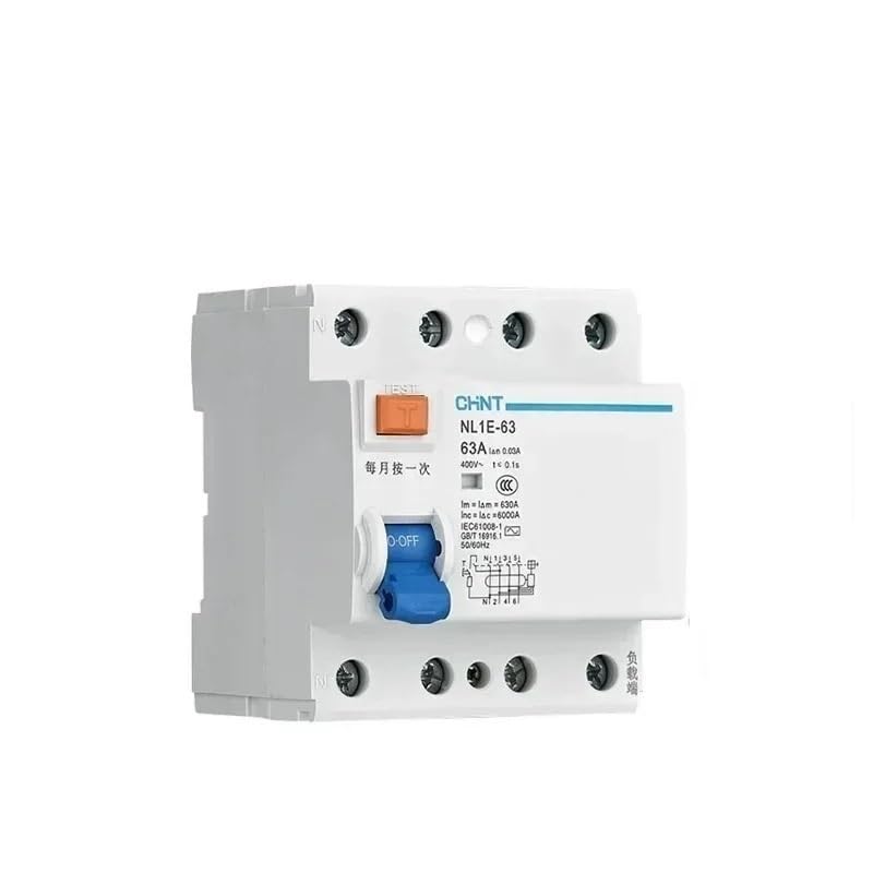 Interruttore Magnetotermico Interruttore differenziale elettronico con Protezione dalle perdite 6KA 30MA NL1E-63 1P+N 3P+ 2P 4P 25A 40A 63A(4P,40A)