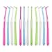 Produktbild SYEYCW 12 Stück Einbüschelzahnbürste, Zahnspangen Zahnbürste, Tuft Zahnbürste, Einbüschelbürste, Zahnbürste für Zahnspange, für Kieferorthopädische Zahnspangen und Brücken Detail Reinigung