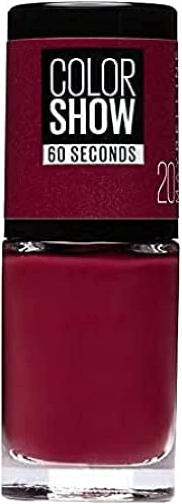 Maybelline New York Make-Up Nail Polish Color Show Nail Polish Blush Berry/Ultra Shiny Colour Polish in Bright Violet Burgundy, 5 ml