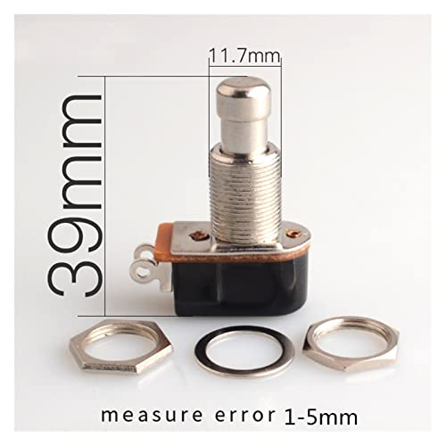 Microswitch 1 PC SPST interrupteur à pédale bouton poussoir momentané guitare