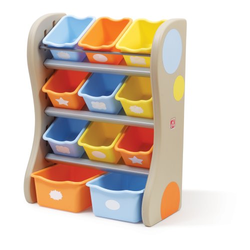 Preisvergleich Produktbild STEP 2 Stufe2 Fun Time Room Organizer Mülleimer, tropischen