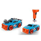 Set de montage de 26 pièces : comprend un tournevis manuel et une perceuse électrique pour monter facilement votre voiture Tunning bleu.
