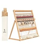 Olikraft Wooden Weaving Loom with Adjustable Stand - Weaving Looms for Adults and Kids. Loom Kit. Small Heddle. Telar. (Large)