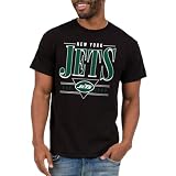 Junk Food NFL - New York Jets Established Retro Adult SS T-Shirt Black