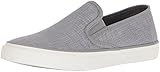 Sperry Women's Seaside Two-Tone Linen Sneaker, Grey/White, 8.5 Medium US