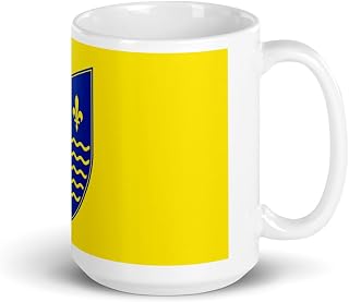 Flag of Bosnian Podrinje Canton Goražde Bosnia and Herzegovina - White Coffee Cup