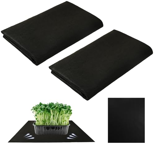 ECcandiedhaws 2Pack Automatic Plant Watering Mat 47.2"x39.4" Capillary Mat for Plants Watering Mat Automatic Watering System for Potted Plants 3mm Thick Self Watering Mat for Greenhouse Indoor Plants