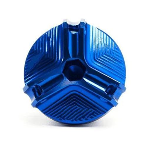 Tapa de líquido de frenos YZFR125 2008-2023 y tapón de aceite en azul EP