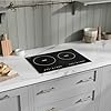 20 in. Induction Cooktop in Black with Child Safety Lock, Auto Switch Off, and 2 Zones #1