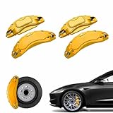 PANGUYN 4 Pièces Couvre étriers de Frein Alliage D'aluminium pour BMW E46 E90 E87 E60 E39 F30 E92 F10, Système de Freinage Décoration Étrier Protecteur,C