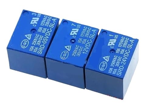 Relais 5 broches SRD-05VDC-SL-C a haute capacite de commutation miniature - 2