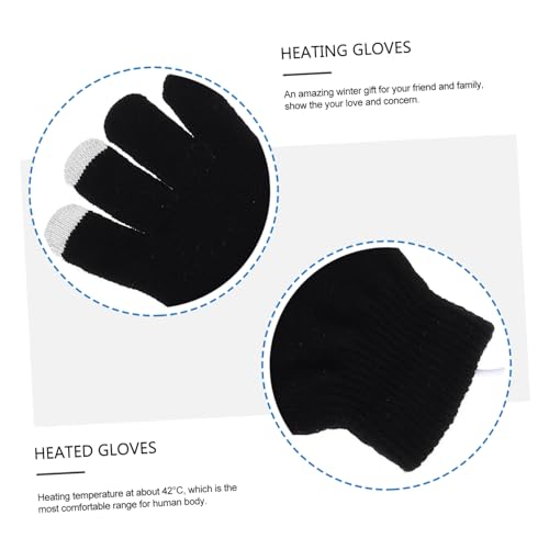 Calentadores de manos de invierno USB para paseos al aire libre y oficina 2 pares 7