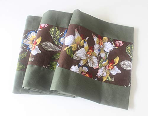 Chemin de table coton 32x180 cm pour protéger et embellir une table terne