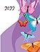 Produktbild 2022: Beautiful Butterfly Planner Weekly & Monthly Planner with Mindfulness section, Monthly Mood Tracker, Daily Self-Care Inspirational Quotes, Tabs, ... for Adults Women Teachers Mothers Seniors