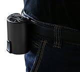 Omeet Mini Portable USB Rechargeable Fan - Personal Air Conditioner Fan Can be Worn on The Waist - Great for Camping, Fishing and Outdoor Working-Black