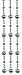 Disco Ball Bead Curtain Party Accessory (1 count) (1/Pkg)