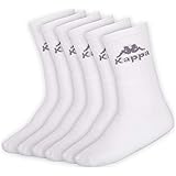 Sport und Freizeit Kappa Australien Socken Unisex, White, 39-42