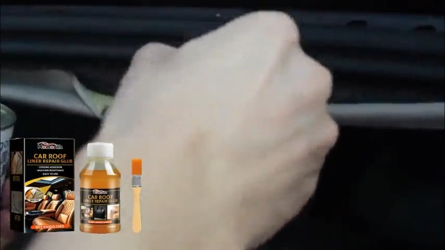 Image of Car Headliner Adhesive, Upholstery Glue for Cars, High Viscosity, Yellow, Waterproof, Heat Resistant, Automotive Adhesive (100ml)