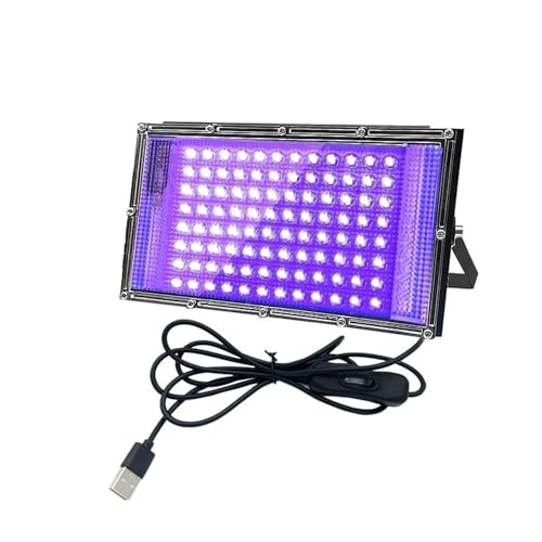 JCKJWL USB LED Black Light, 395-405 Nm Wavelengths UV Lamp For Party, Bar, Aquarium Fast Curing