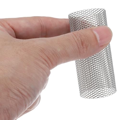 Image of PATIKIL 2 Pcs 28mm OD Strainer Mesh, 60mm H Screen Y Shaped Strainer Filter Valve Mesh Screen 304 Stainless Steel Strainer Mesh for Debris Pump Water Oil Separation