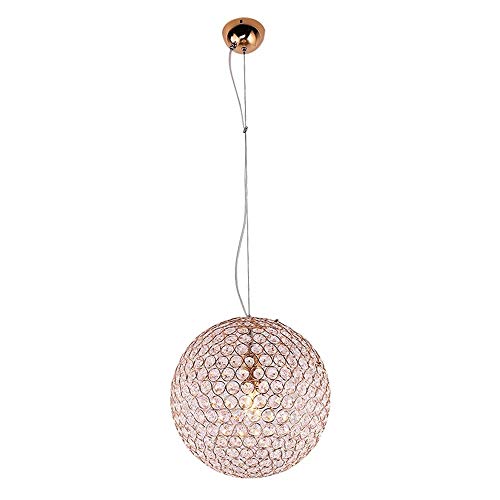 Plafonnier réglable en hauteur avec suspension en verre