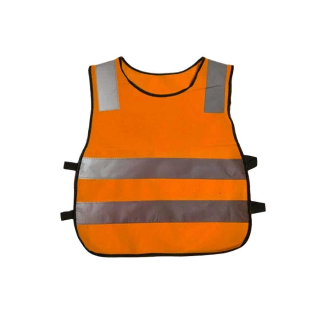Reflectante Chaleco De Saneamiento Estudiante Reflectante Ropa Chaleco(Oranje)
