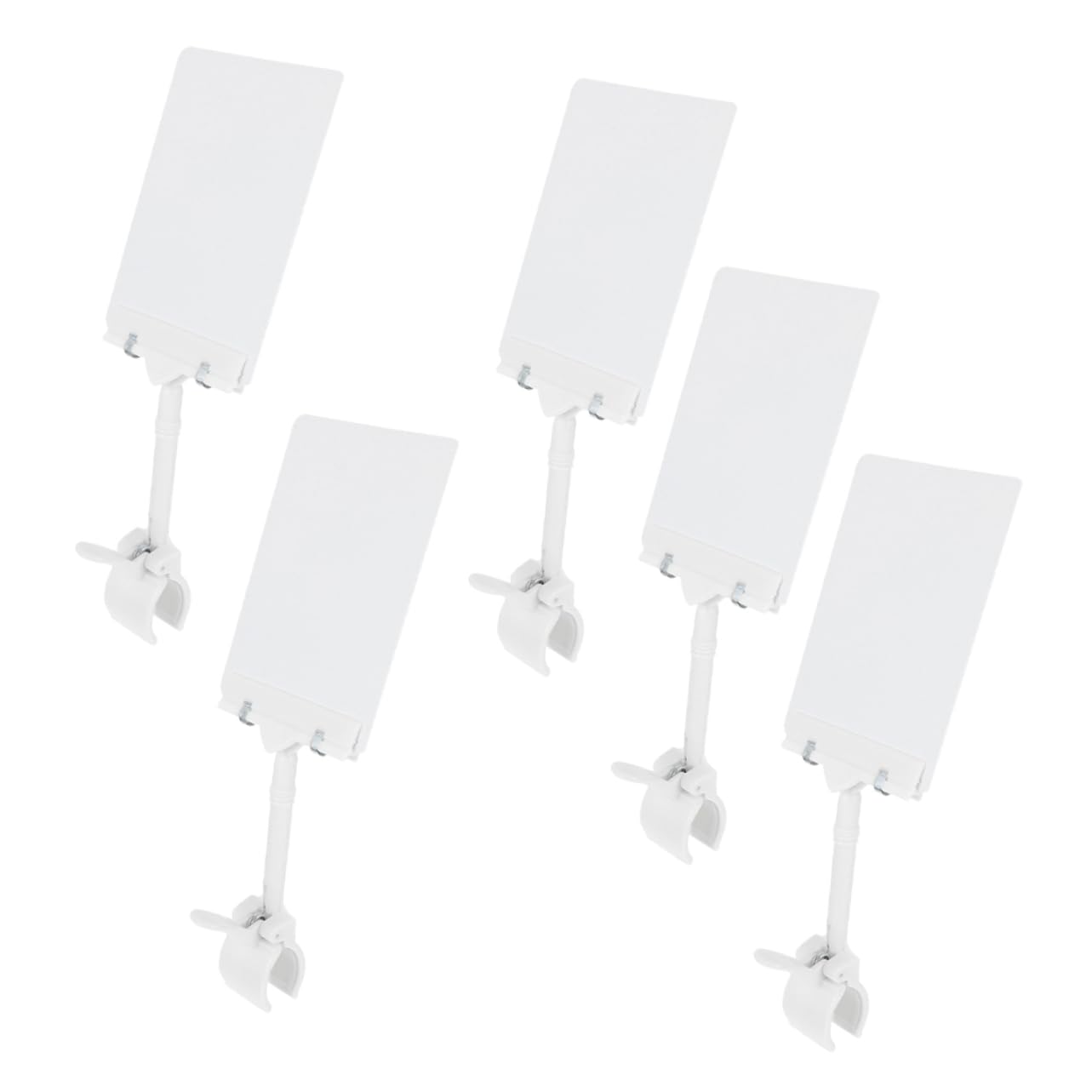 HOMSFOU 5 Set Supporti Per Prezzi Impermeabili Per Display Segnaprezzo Riutilizzabili Per Pubblicitari Per Negozi E Ristoranti 5 Pezzi*5