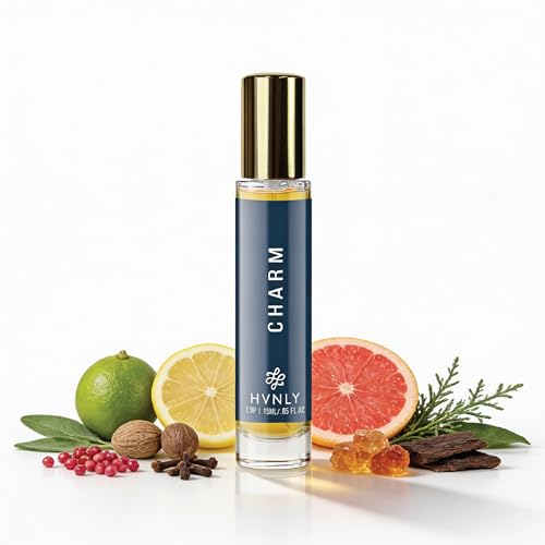 Image of HVNLY Charm Eau De Parfum For Men | Long Lasting Luxury Perfume |Bergamot, Nutmeg, Patchouli | Best Gift For Anniversary, Birthday, Wedding | Office Wear, Casual Wear | 15 ml