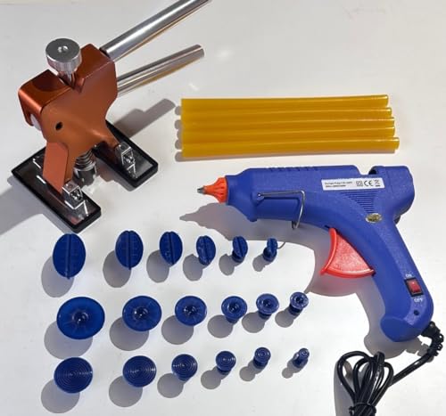 MAIL MORE Dent Repair Kit, Body Repair Dent Removal Tools Kit Set, Paintless Dent Repair Kit, Dent Puller for Car Van Motorcycle Refrigerator, Auto Body repair, Car Van Auto door Bumper Dent repair