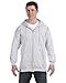 Hanes Mens 9.7 Oz. Ultimate Cotton 90/10 Full-Zip Hood F280 -Ash XL