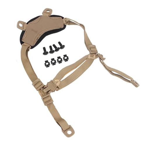 ATAIRSOFT 4 Points Helmet Accessory Retention System Chin Strap with Bolts and Screws for Fast Tactical Airsoft MICH IBH Helmet (Mich DE) by ATAIRSOFT - Image 3