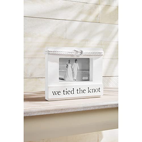 Mud Pie 4 X 6 Wedding Block Frame, We Tied The Knot #TOP1