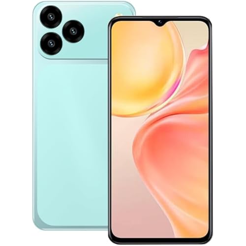 Unlocked Mobile Phone Sim Free Unlocked, Android 14 Go Smart Phone, 6.56" HD Display, 8(4+4) GB +64GB/1TB, 4000mAh, 13MP Camera Dual SIM 4G Phone (Green)
