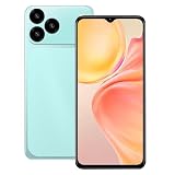 Morspawive Unlocked Mobile Phone Sim Free Unlocked, Android 14 Go Smart Phone, 6.56' HD Display, 8(4+4) GB +64GB/1TB, 4000mAh, 13MP Camera Dual SIM 4G Phone (Green)