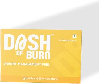 DASH OF BURN Metabolism Support Shots | Supports Fat Burning, Craving Control & Weight Management | L-Carnitine, Green Cof... Price In India