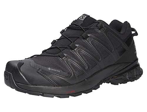 SALOMON Women's Trailrunning Trail Running Shoe, Black Black Phantom, 7