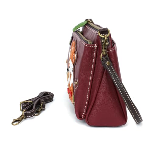 Image of CHALA RFID Protected Vegan Leather Deluxe Crossbody Bag with Adjustable Straps