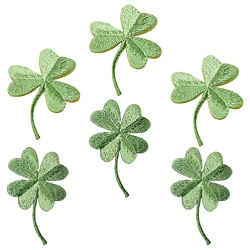 EXCEART Clovers Embroidered Patches