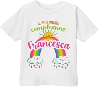 Abbigliamento Bambina Maglietta Girocollo Maglietta Bimba Unicorno
