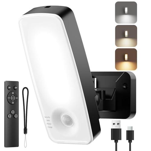 TANBABY Rechargeable Outdoor Wall Light with Motion Sensor 1 Pack