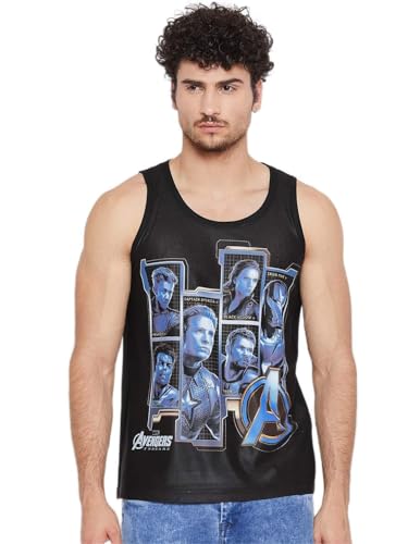 Image of Marvel Avengers by Wear Your Mind Men's Printed Regular Fit Vest