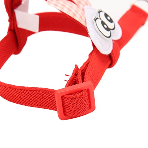 Coleira para animais de estimação para arara escarlate e periquito – leve, ajustável, confortável, c