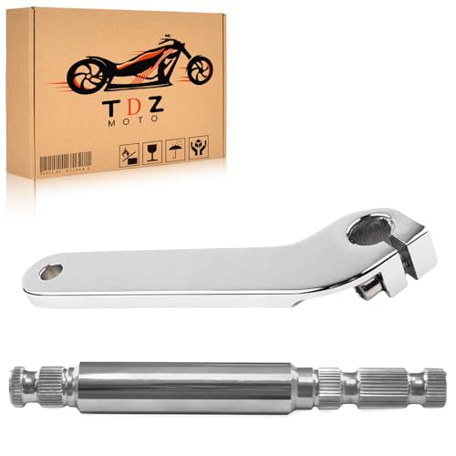 TDZ 2PC Chrome Steel Inner Shifter Lever Shaft Kit for
