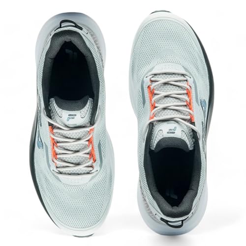 Tenis Fila Fire Masculino,Prateado/Preto/Laranja,42