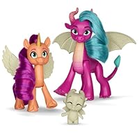 My Little Pony: Tell Your Tale Dragon Light Reveal, 3 Glow in The Dark Dolls, 3-Inch Scale Toys for Girls and Boys Ages 4+