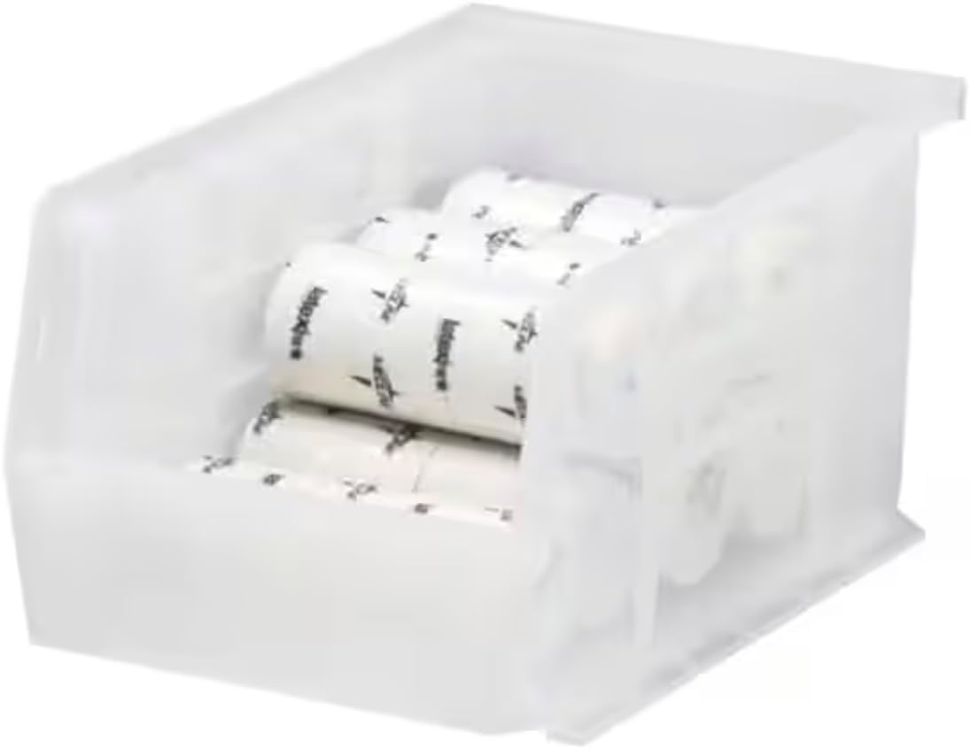 Clear Stackable and Hangable Bins, 2.40 Qt. (12-Pack) SC20231