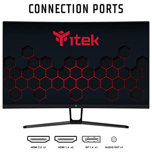 Monitor GGC - 27 Pollici, Curvo, Risoluzione FHD 1920x1080, Pannello VA da 240Hz, schermo 16:9, Tempo di risposta 1ms MPRT, Collegamenti 3xHDMI e DP, HDR Ready, Adaptive Sync. - Monitor - Immagine 4