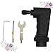 Hemoton 4pcs Right Angle Electric Grinder Adapter Set Durable Angle Driver for Tight Spaces Mini Grinder Conversion Tool Ergonomic Design for Rotary Tools