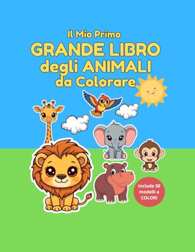 Imagen de Il Mio Primo Grande Libro degli Animali da Colorare: 